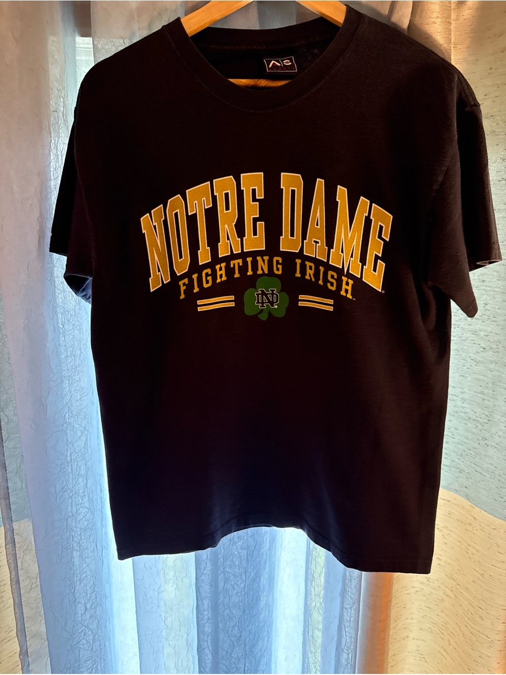 Notre Dame Fighting Irish Black Short Sleeve Tee
